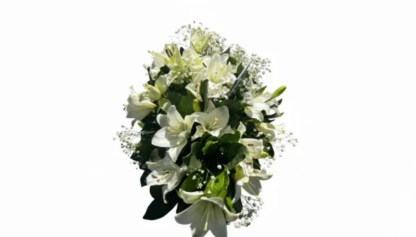 Arreglo Vertical de Lilium blanco