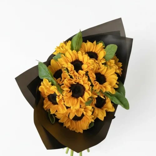 ramo-10-girasoles-032 Ramo de 10 Girasoles
