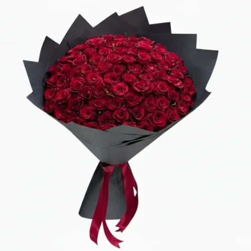 ramo-rosas-100-rojas-040 Ramo XL de 100 Rosas